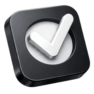 3D checkmark confirmation icon featured on the Zircon Fondmoor about page